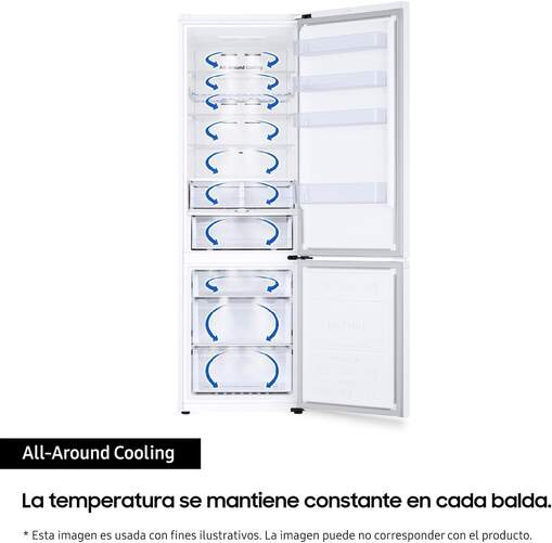FRIGORÍFICO SAMSUNG RB38C605CWW/EF 203x60 NF BCO