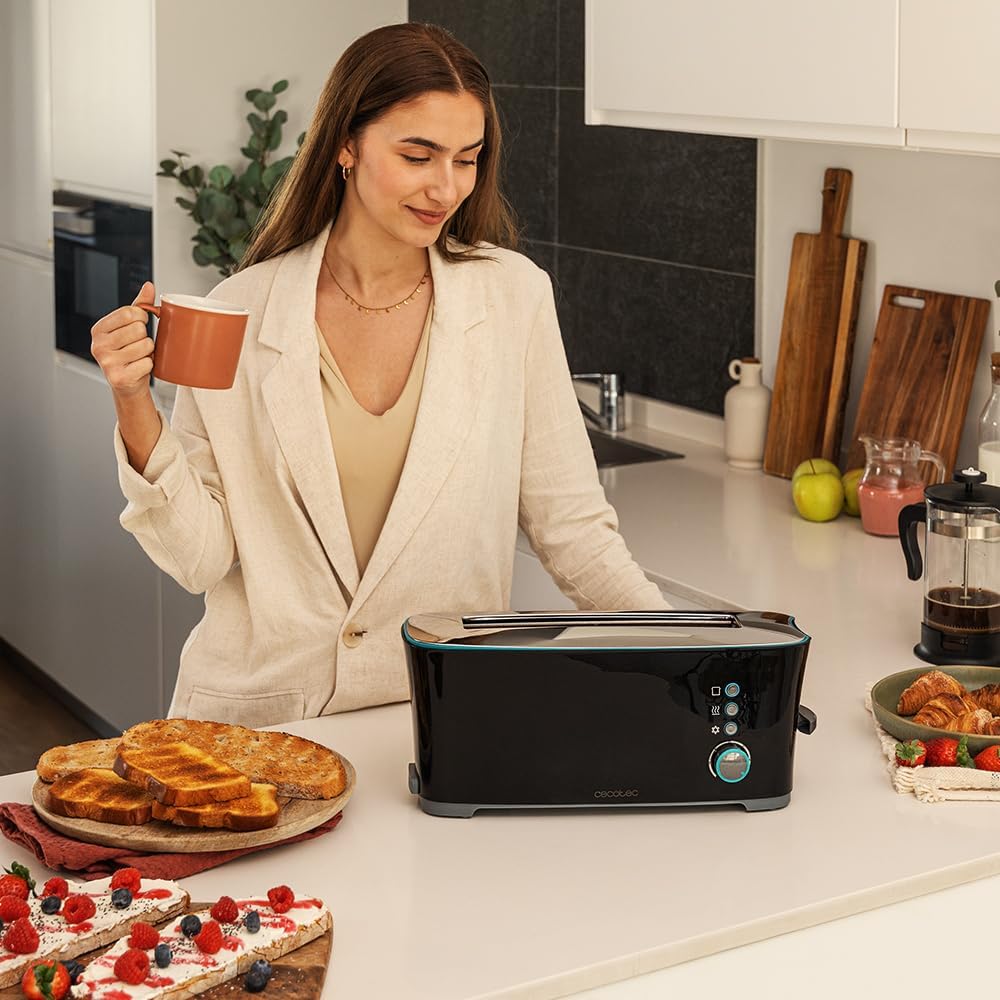 TOST. CECOTEC TOAST&TASTE 2R LARGO NEGRO 2180