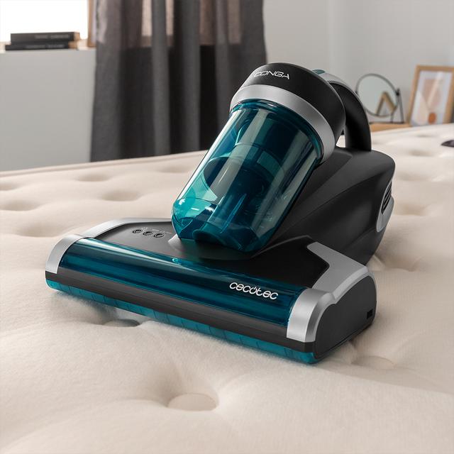 Conga 7000 Mattress Aspirador de colchones y tapicerías con 700 W de potencia y 12 kPa de poder de succión. Incluye luz ultravioleta UV-C que acaba hasta con el 99,9 % de los alérgenos.