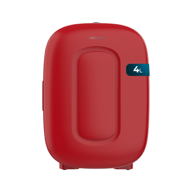 Bolero MiniCooling 4L Bora Red Frigorífico con funcionamiento 12 V-220 V, compatible coche y caravanas, función enfriamiento y calentamiento, rango de temperatura 7-50º, transporte fácil.