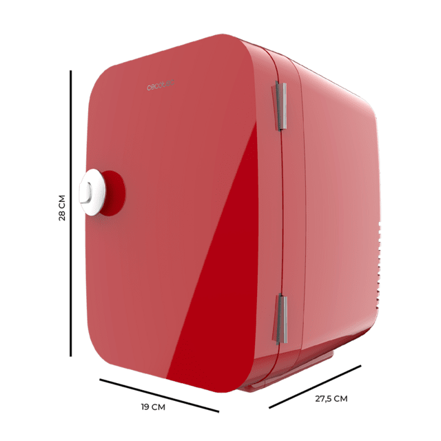 Bolero MiniCooling 4L Río Red Frigorífico con funcionamiento 12 V-220 V, compatible coche y caravanas, función enfriamiento y calentamiento, rango de temperatura 5-65º, transporte fácil.