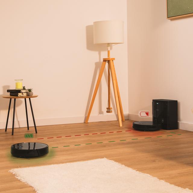 Conga 2299 Ultra Home Genesis Robot aspirador con base de autovaciado. Con tecnología giroscópica, limpieza ordenada de la totalidad de la superficie recorrida. Friega, aspira, barre y pasa la mopa.