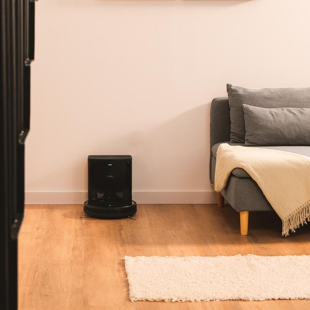 Conga 2299 Ultra Home Genesis Robot aspirador con base de autovaciado. Con tecnología giroscópica, limpieza ordenada de la totalidad de la superficie recorrida. Friega, aspira, barre y pasa la mopa.