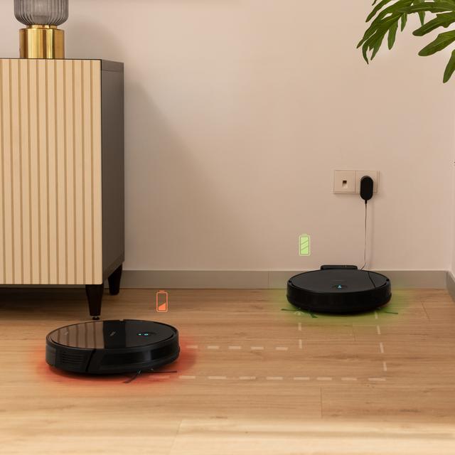 Conga 2499 Ultra Genesis Robot aspirador con tecnología giroscópica. Friega, aspira y barre a la vez. Potencia de succión de 2200 Pa. APP CECOTEC. Cepillo multifunción.