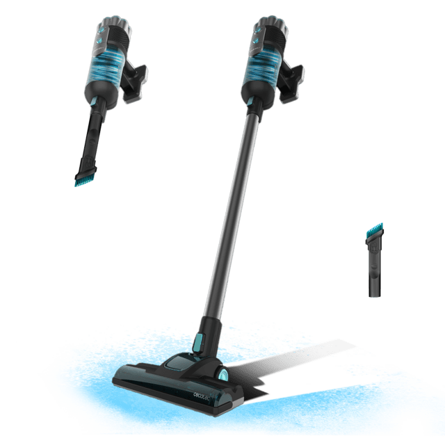 Conga 700 PowerHead Aspirador escoba con cable. Potencia máxima de hasta 615 W y poder de succión de hasta 18 kPa. Depósito de 500 ml. Cepillo motorizado.