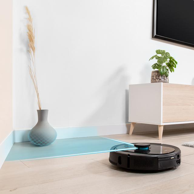 Conga 7490 Immortal Home Genesis Robot aspirador con navegación láser y base de autovaciado. 4 en 1: barre, aspira, friega y pasa la mopa. Potencia de succión de 2600 Pa. 120 minutos de autonomía.