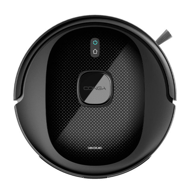 Conga 7490 Immortal Home Genesis Robot aspirador con navegación láser y base de autovaciado. 4 en 1: barre, aspira, friega y pasa la mopa. Potencia de succión de 2600 Pa. 120 minutos de autonomía.