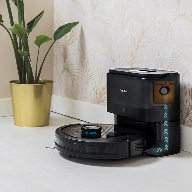 Conga 7490 Ultimate Home Genesis Robot aspirador con navegación láser y base de autovaciado. Limpieza 4 en 1: barre, aspira, friega y pasa la mopa.