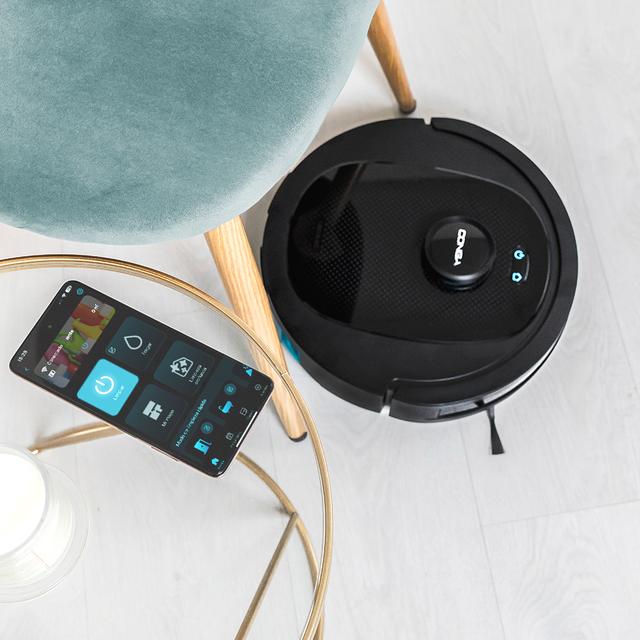 Conga 7490 Ultimate Home Genesis Robot aspirador con navegación láser y base de autovaciado. Limpieza 4 en 1: barre, aspira, friega y pasa la mopa.