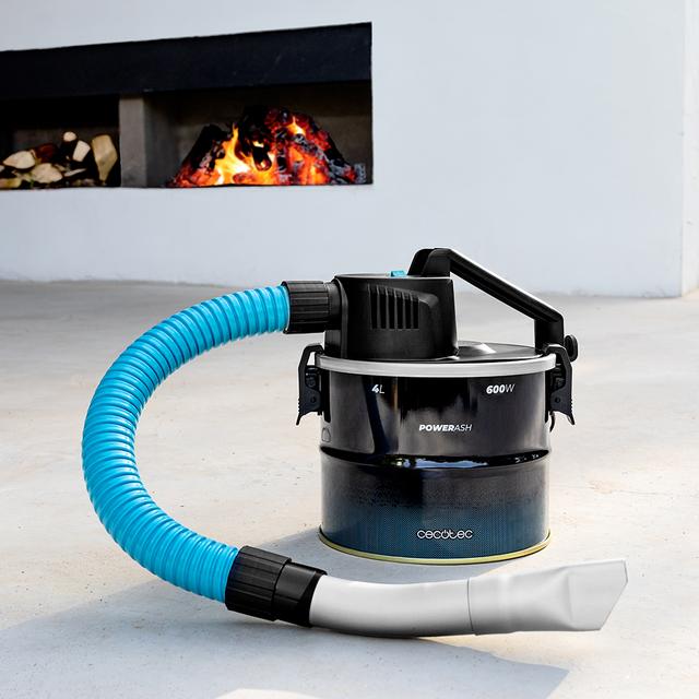 Conga Ash 1000 Lite Aspirador de cenizas compacto de 4L y 600 W de potencia, ultraligero y de fácil transporte