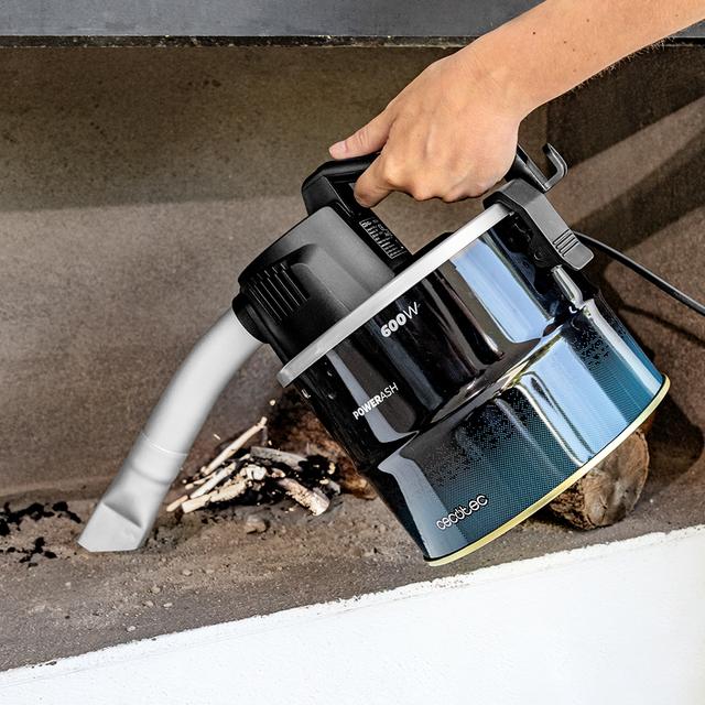 Conga Ash 1000 Lite Aspirador de cenizas compacto de 4L y 600 W de potencia, ultraligero y de fácil transporte