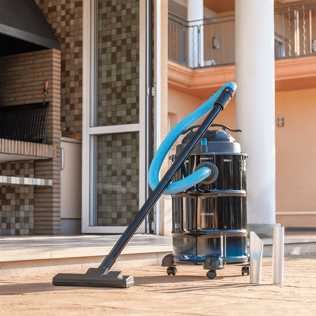 Conga Ash 6000 EasyGo XL Aspirador de cenizas de 30L, 1500 W de potencia y sencillo transporte gracias a sus ruedas y su asa de transporte
