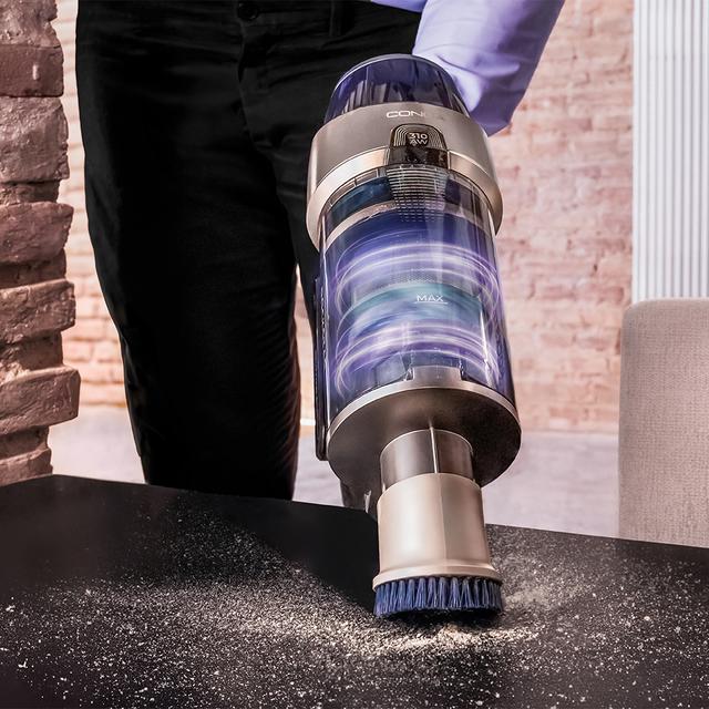 Conga Rockstar 12500 Stellar AquaPet Flex Aspirador escoba sin cables sin bolsa. Máxima potencia de succión de 310 AW y ultrapotencia de 700 W. 100 minutos de autonomía.