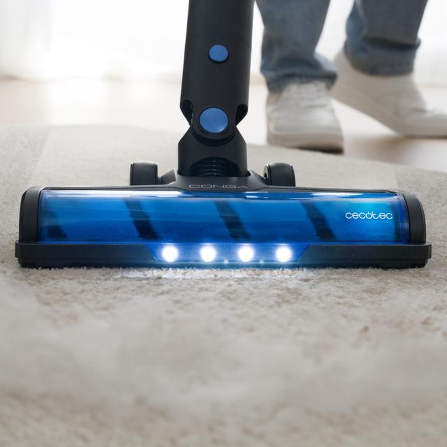 Conga Rockstar 8500 Infinity ErgoWet Animal Turbo T Aspirador vertical 4 en 1 con potencia 680 W, 30 kPa y 100 minutos de autonomía.
