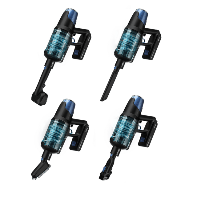 Conga Rockstar 8500 Infinity ErgoWet Animal Turbo T Aspirador vertical 4 en 1 con potencia 680 W, 30 kPa y 100 minutos de autonomía.