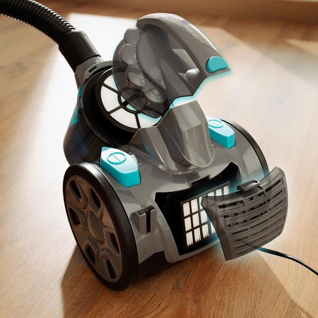 Conga Rockstar Cyclonic X-treme Aspirador de trineo sin bolsa de 2L y 800 W de potencia.