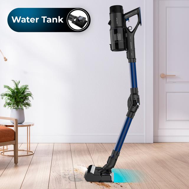 Conga Rockstar Premium Ultra4 Aspirador vertical 4 en 1 con potencia 630 W, 30 kPa y 100 minutos de autonomía. Cepillo Jalisco. Con 200 AW de potencial. WaterTank y accesorio especial para animales.