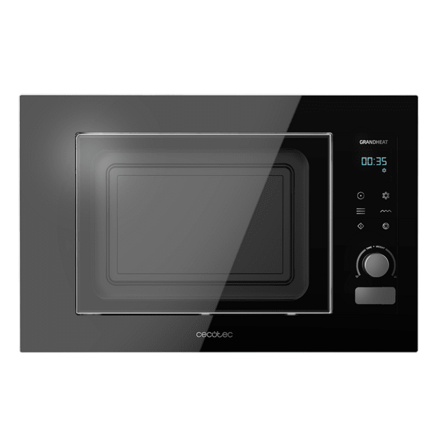 GrandHeat 2090 Built-in Touch Black Microondas encastrable digital de 21 litros de capacidad con grill y 1200 W de potencia.