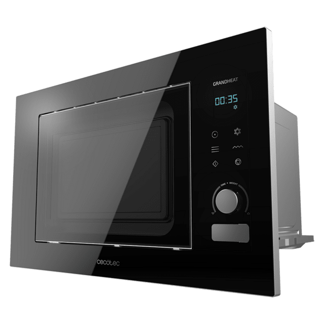 GrandHeat 2090 Built-in Touch Black Microondas encastrable digital de 21 litros de capacidad con grill y 1200 W de potencia.
