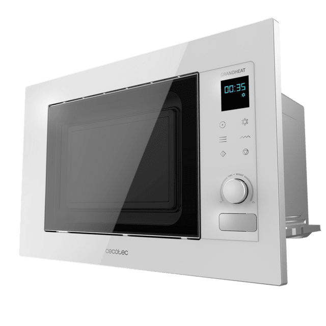GrandHeat 2090 Built-in Touch White Microondas encastrable digital de 21 litros de capacidad con grill y 1200 W de potencia GrandHeat 2090 Built-in Touch White.