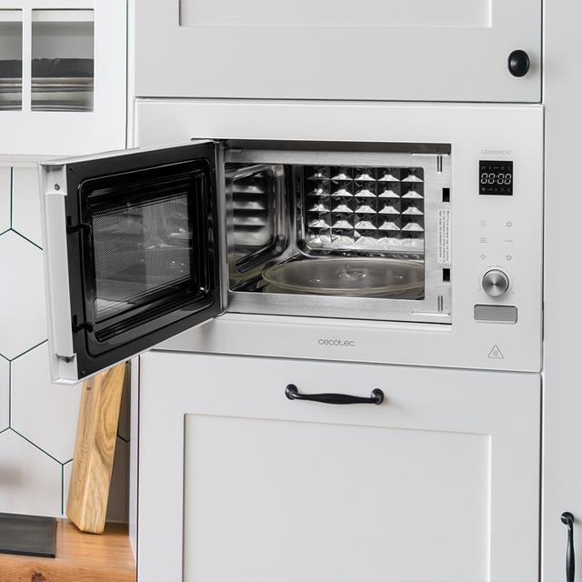 GrandHeat 2090 Built-in Touch White Microondas encastrable digital de 21 litros de capacidad con grill y 1200 W de potencia GrandHeat 2090 Built-in Touch White.