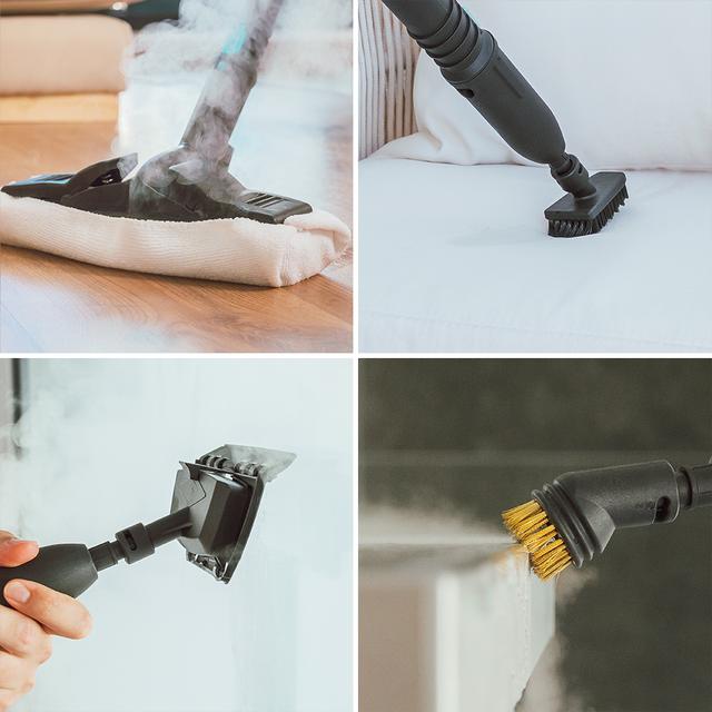 HydroSteam 2000 EasyHome Max Vaporeta de trineo con potencia de 2000W. Limpia y desinfecta para acabados perfectos. Hasta 150 minutos de trabajo continuo ininterrumpido. Depósito XXL de 2l .