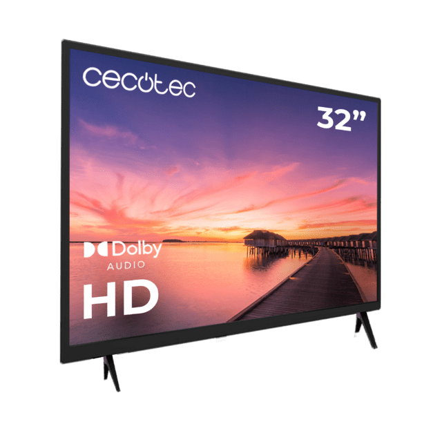 TV Cecotec Televisión LED 32” con resolución HD, sistema Dolby y memoria flash.