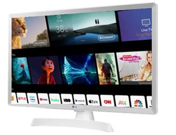 MONITOR TV LED LG 24 24TQ510SWZ HD SMART TV BLANCO E