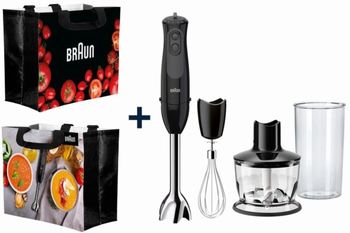 BATIDORA BRAUN MQ3135BK + BOLSA RATAN