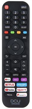 MANDO UNIVERSAL DCU 30902030 HISENSE BOTON NETFLIX/PRIME