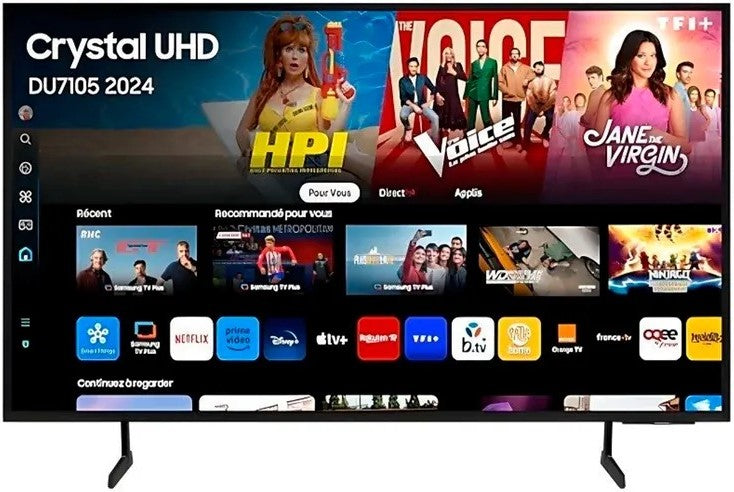 TV SAMSUNG 55" TU55DU7105 CRYSTAL UHD SMART TV BT