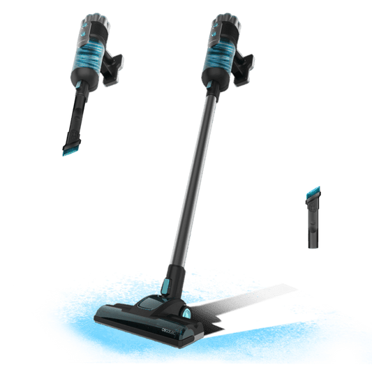 Conga 700 PowerHead Aspirador escoba con cable. Potencia máxima de hasta 615 W y poder de succión de hasta 18 kPa. Depósito de 500 ml. Cepillo motorizado.