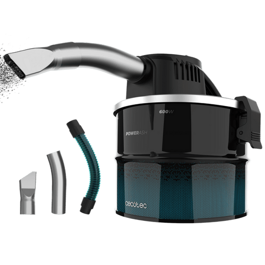 Conga Ash 1000 Lite Aspirador de cenizas compacto de 4L y 600 W de potencia, ultraligero y de fácil transporte
