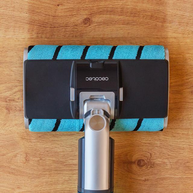 FreeGo Wash Twice Spray Fregona eléctrica sin cables con 40 minutos de autonomía. Doble rodillo. Depósito de agua limpia de 450 ml y agua sucia de 350 ml.