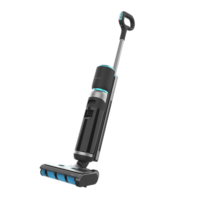 FreeGo Wash&Vacuum Fregona eléctrica sin cables de 200 W. Friega y aspira a la vez. 35 minutos de autonomía. Rodillo absorvente Wet Jalisco. Depósito de agua limpia de 700 ml y agua sucia de 700 ml.