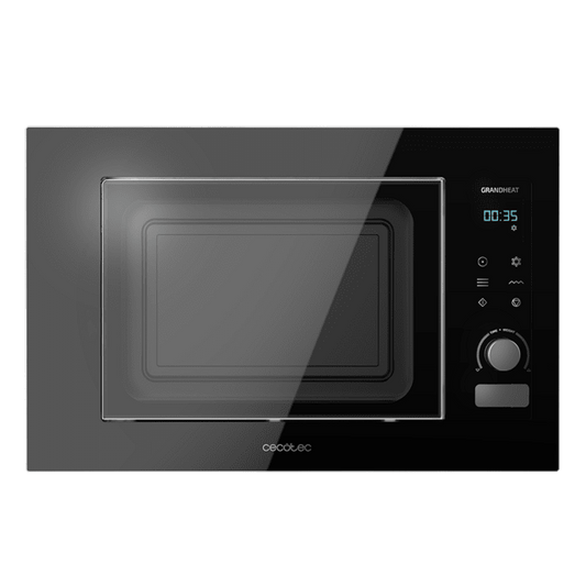 GrandHeat 2090 Built-in Touch Black Microondas encastrable digital de 21 litros de capacidad con grill y 1200 W de potencia.