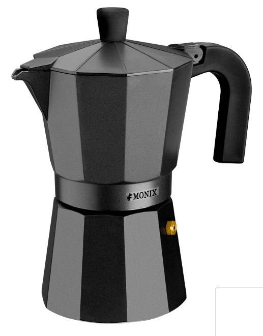 CAFETERA MONIX M640012 12TZ VITRO-NOIR